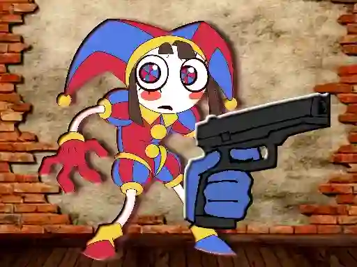 Mäng Pomni Maze Shooter Internetis