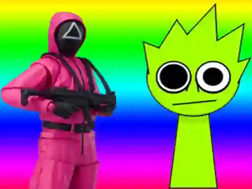 Mäng Squid Sprunki Shooter Game 2 Internetis