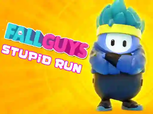Mäng Fall Guys Stupid Run Internetis