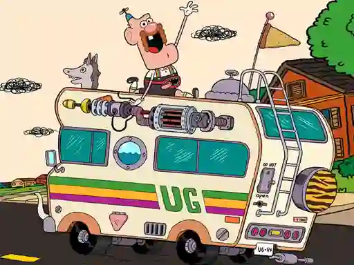 Mäng Uncle Grandpa Hidden Internetis