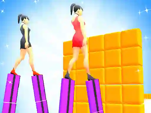 Mäng Heels Run Race - Stack Rider Internetis