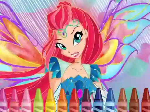 Mäng Winx Coloring Internetis