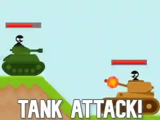Mäng Stickman Tanks Internetis