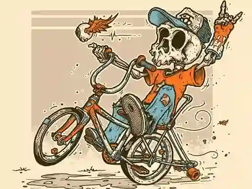Mäng Halloween Bike Ride Internetis