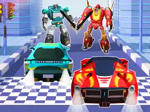 Mäng Car Robot Transform Fight Internetis