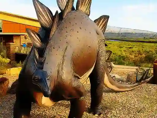 Mäng Stegosaurus Dinosaur Jigsaw Internetis