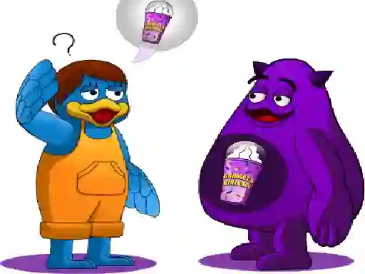 Mäng Grimace Monster Dop Story Internetis