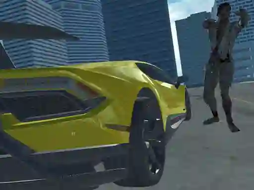 Mäng Supercars zombie driving 2 Internetis