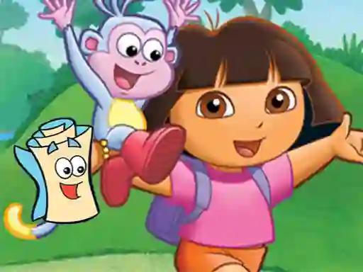 Mäng Dora Find Hidden Map Internetis