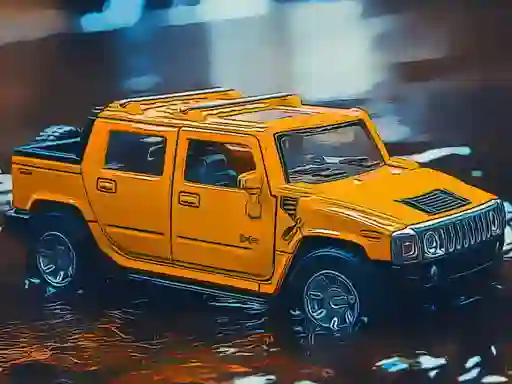 Mäng Hummer Jeep Puzzle Internetis