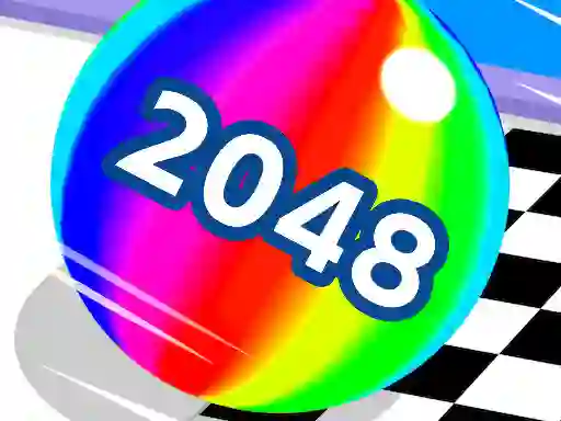 Mäng Ball Run 2048 Internetis