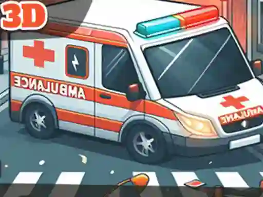Mäng Ambulance Driver 3D Internetis