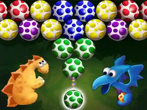 Mäng Dino Eggs Bubble Shooter Internetis