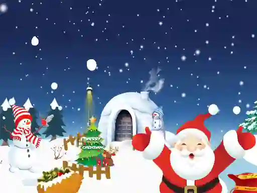 Mäng Happy Christmas Slide Internetis