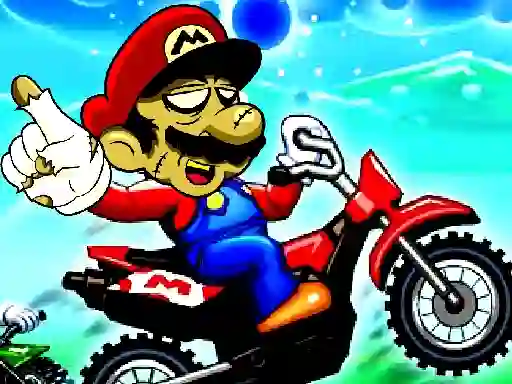 Mäng Super Mario Halloween Wheelie Internetis