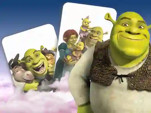 Mäng Shrek Memory Card Match Internetis