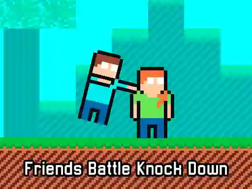 Mäng Friends Battle Knock Down Internetis
