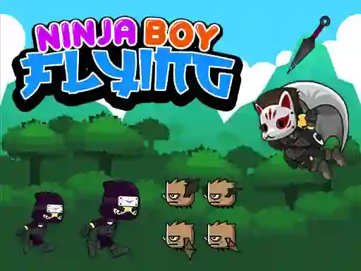 Mäng Ninja Boy Flying Internetis