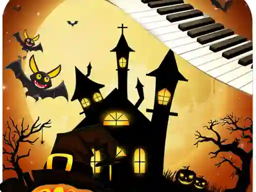 Mäng Halloween Piano Tiles Internetis