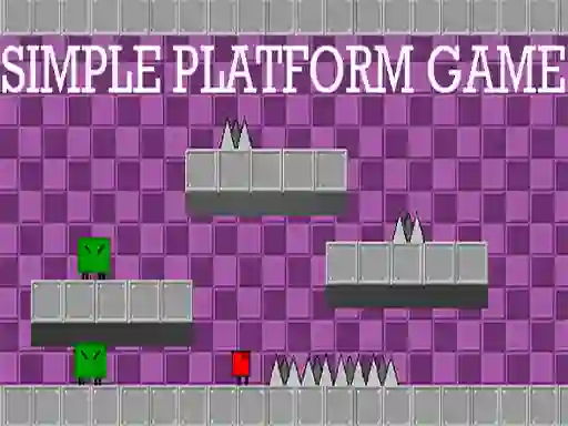 Mäng Simple Platform game Internetis