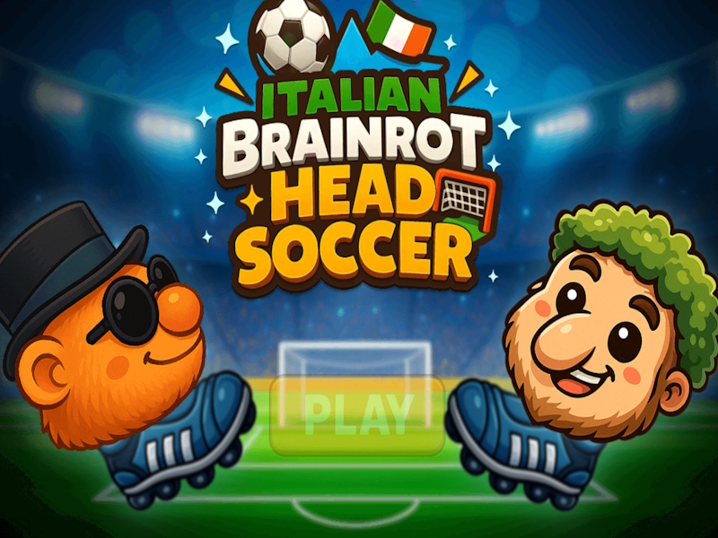 Mäng Itaalia Brainrot Head Soccer Internetis