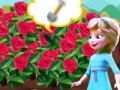 Mäng Külma Heart: Elsa kasvab roosid  Internetis