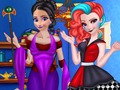 Mäng Elsa ja Anna cosplay  Internetis