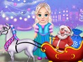 Mäng Little Elsa puhas jõulukäru  Internetis