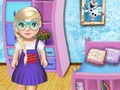 Mäng Baby Elsa kooli kaunistamiseks  Internetis