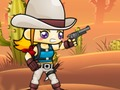 Mäng Cowgirl tulistab zombisid Internetis