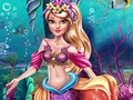Mäng Ellie Mermaid vs Printsess  Internetis