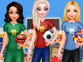 Mäng BFF Princess vote for 2018 football  Internetis