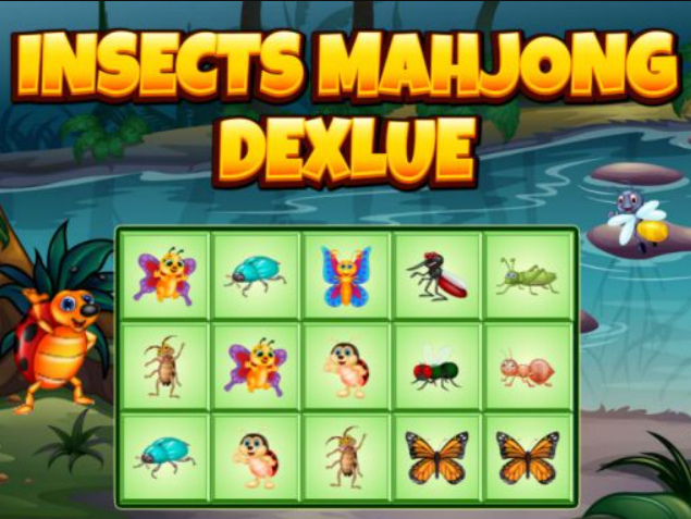 Mäng Putukad Mahjong Deluxe  Internetis