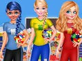 Mäng BFF Princess hääletus FIFA 2018 kvartali finaalide jaoks  Internetis