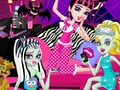Mäng Monster Slumber Party Naljakad näod  Internetis
