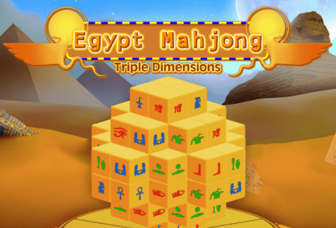 Mäng Mahjong Egypt Kolmekordsed suurused  Internetis