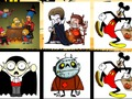 Mäng Halloween: karikatuurid  Internetis