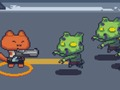 Mäng Kass Gunner vs Zombies  Internetis
