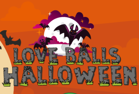 Mäng Armastuspallid Halloween  Internetis