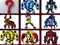 Mäng Ben 10 mälu väljakutse  Internetis
