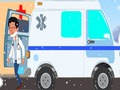 Mäng Kiirabi veoautode pusle  Internetis