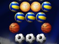 Mäng Bubble Shooter kuldne jalgpall  Internetis