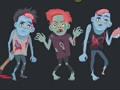 Mäng Zombide ja skelettide värvimine  Internetis