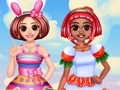 Mäng BFF Foodie Cosplay Internetis