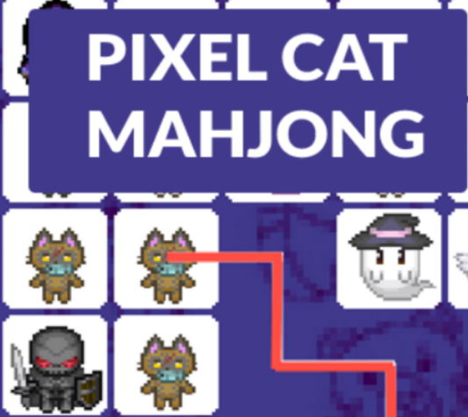 Mäng Pikslikass mahjong  Internetis