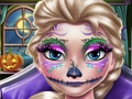 Mäng Elsa hirmutav Halloweeni meik  Internetis