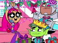 Mäng Teen Titans jõulutähed  Internetis