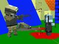 Mäng Zombie Blocky Gun Warfare'i tulistamine  Internetis