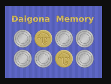 Mäng Dalgona mälu  Internetis