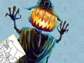 Mäng Halloweeni värvimisraamat  Internetis